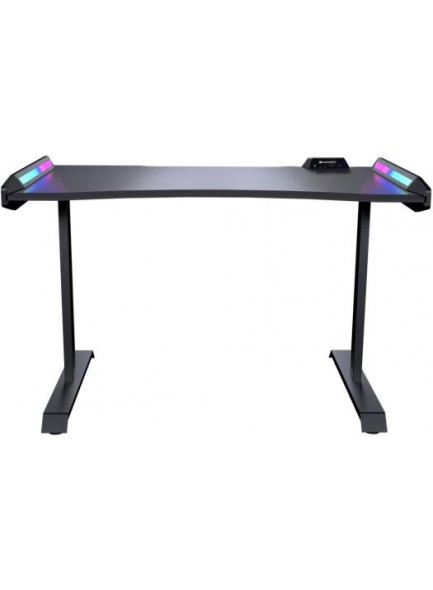 Cougar Mars 120 Gaming Desk, USB 3.0 (1), USB 2.0 (1), 3.5mm Audio Jack (2) RGB Button - Black | 3M1201WB.0001 Cougar Mars 120 Gaming Desk, USB 3.0 (1), USB 2.0 (1), 3.5mm Audio Jack (2) RGB Button - Black | 3M1201WB.0001