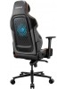 COUGAR NxSys Aero Gaming Chair with Integrated RGB Fan & Premium PVC Leather, Adjustable 3D Armrests, Elastomeric Mesh, Durable Steel Frame, 3