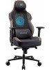 COUGAR NxSys Aero Gaming Chair with Integrated RGB Fan & Premium PVC Leather, Adjustable 3D Armrests, Elastomeric Mesh, Durable Steel Frame, 3