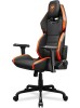 Cougar Hotrod Multi-zone Backrest Anchored Gaming Chair, Hyper-dura Leatherette, 3D Adjustable Armrest, Class 4 Gas Lift, 150º Reclining, 5-Star Steel Base, 2.4