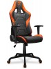 COUGAR Armor Elite Gaming Chair, Premium PVC Leather, 2D Armrest, Piston Height Adjustment, Class 4 Gas Lift Cylinder, 160° Reclining, Up to 120 Kg Max Load, Black-Orange | 3MELIORB.0001
