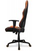 COUGAR Armor Elite Gaming Chair, Premium PVC Leather, 2D Armrest, Piston Height Adjustment, Class 4 Gas Lift Cylinder, 160° Reclining, Up to 120 Kg Max Load, Black-Orange | 3MELIORB.0001