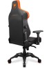COUGAR ARMOR EVO 4-way Lumbar Support Gaming Chair, Breathable Premium PVC Leather, Full Steel Frame, 4D Adjustable Armrest, Class 4 Gas Lift Cylinder, Extra-Size Wheels, Black-Orange | 3MEVOORB.0001 COUGAR ARMOR EVO 4-way Lumbar Support Gaming Chair, Breathable Premium PVC Leather, Full Steel Frame, 4D Adjustable Armrest, Class 4 Gas Lift Cylinder, Extra-Size Wheels, Black-Orange | 3MEVOORB.0001