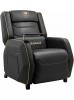 COUGAR RANGER PRO ROYAL Adjustable Gaming Sofa with Detachable Swivel Table, Breathable PVC Leather, Side Storage Pocket, USB Type-C Charging Port, Headrest & Lumbar Pillow, Black/Gold | 3MRGPGLB.0001
