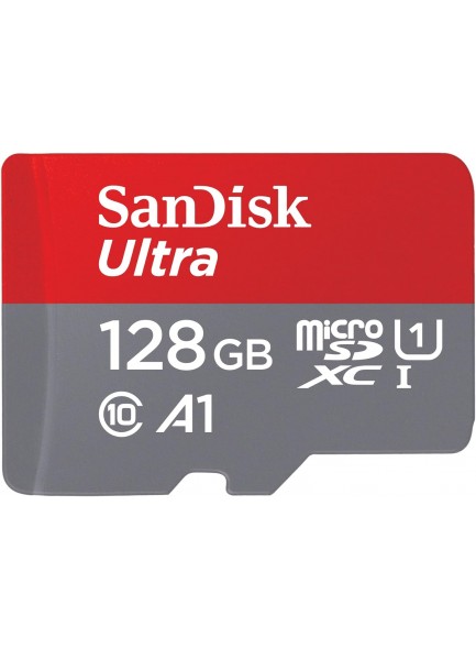 SanDisk Ultra 128GB microSDXC UHS-I, 140MB/s R, Memory Card, 10 Y Warranty, for Smartphones